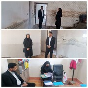 بازدید کارشناس استانی مسکن از پروژه‌های مسکن مددجویی شهرستان سربیشه