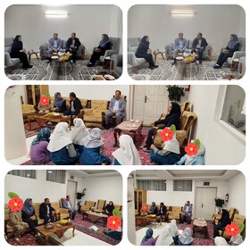 دیدار سرپرست اداره کل بهزیستی استان با فرزندان خانه‌های کوثر و طنین احسان