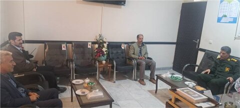 رئیس بهزیستی شهرستان خدابنده با فرمانده سپاه دیدار کرد