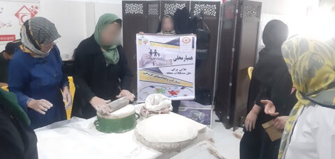 چهارباغ | اجرای برنامه‌های آموزشی و مانوری پخت نان /به مناسبت هفته پدافند غیرعامل