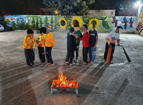 نظرآباد | مانور پدافند غيرعامل و آموزش مقابله با بحران در مركز "آغوش مهربان منجى" برگزار شد
