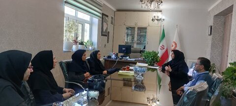 هم‌اندیشی کارشناسان معاونت سلامت اجتماعی استان با رئیس بهزیستی اسکو