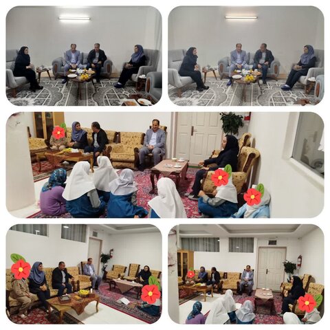 دیدار سرپرست اداره کل بهزیستی استان با فرزندان خانه‌های کوثر و طنین احسان