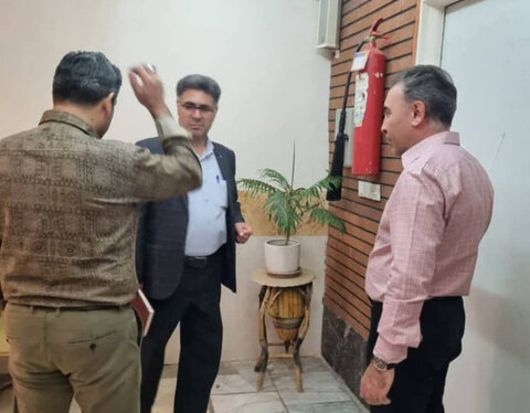 بازدید از مراکز تحت‌ پوشش بهزیستی کرج به مناسبت هفته پدافند غیرعامل