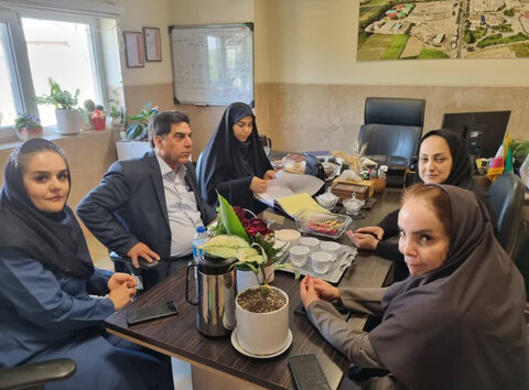 بازدید از مراکز تحت‌ پوشش بهزیستی کرج به مناسبت هفته پدافند غیرعامل