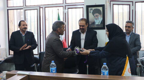 مراسم تودیع و معارفه رئیس اداره بهزیستی شهرستان اسفراین برگزار شد