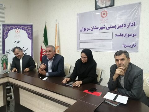 دیدار مدیر حراست و رئیس فوریت‌های اجتماعی استان با پرسنل اورژانس اجتماعی مریوان