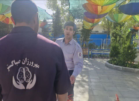 کرج | اجرای مانور اطفاء حریق در مرکز اعصاب و روان مهرورزان صبا گستر