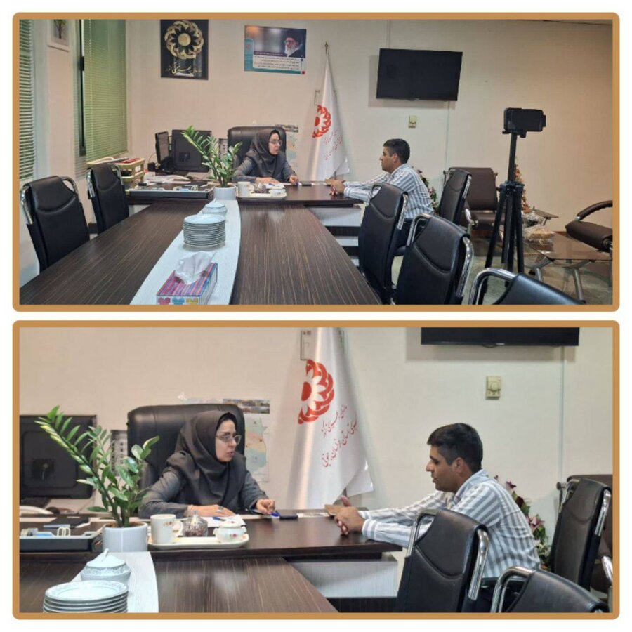 نشست مدیر عامل انجمن CBR استان خراسان جنوبی با معاون امور توانبخشی اداره کل بهزیستی استان