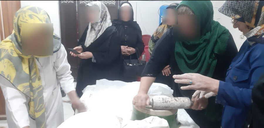 چهارباغ | اجرای برنامه‌های آموزشی و مانوری پخت نان /به مناسبت هفته پدافند غیرعامل