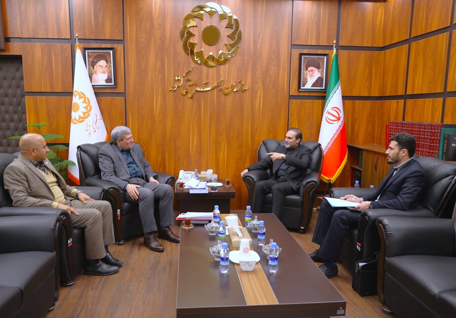 دیدار آقای قاسمی نماینده شهر رضا با رئیس سازمان بهزیستی کشور