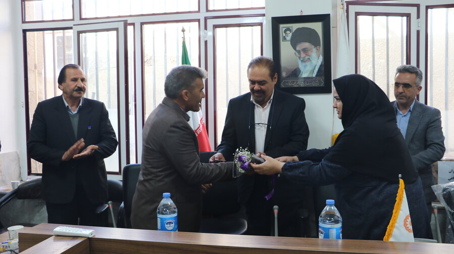 مراسم تودیع و معارفه رئیس اداره بهزیستی شهرستان اسفراین برگزار شد