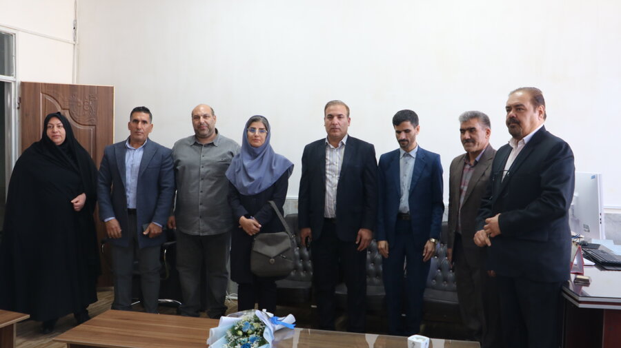 مراسم تودیع و معارفه رئیس اداره بهزیستی شهرستان اسفراین برگزار شد