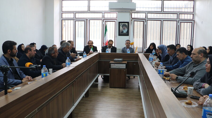 مراسم تودیع و معارفه رئیس اداره بهزیستی شهرستان اسفراین برگزار شد