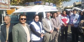 گزارش تصویری| حضور کارمندان و تیم اورژانس اجتماعی بهزیستی در راهپیمایی ۱۳ آبان،  روز دانش آموز و مبارزه با استکبار جهانی