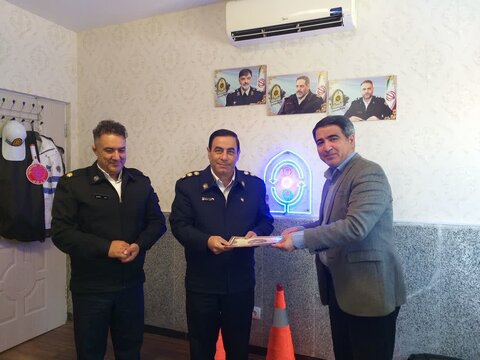 تجلیل از پلیس راهور شهرستان میانه