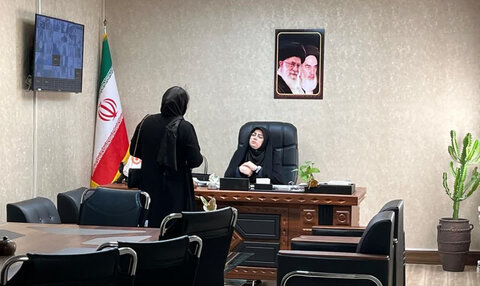 ساوجبلاغ | در راستای تحقق اصل تکریم ارباب رجوع / ملاقات مردمی رئیس بهزیستی با جامعه هدف