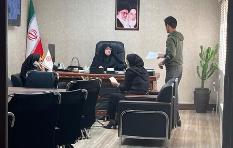 ساوجبلاغ | در راستای تحقق اصل تکریم ارباب رجوع / ملاقات مردمی رئیس بهزیستی با جامعه هدف