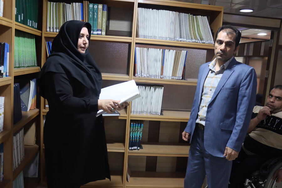 گام بلند بهزیستی استان بوشهر برای استقلال نابینایان، کتابخانه گویا به چاپگر بریل مجهز شد