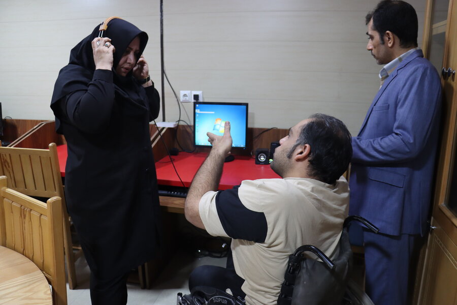 گام بلند بهزیستی استان بوشهر برای استقلال نابینایان، کتابخانه گویا به چاپگر بریل مجهز شد