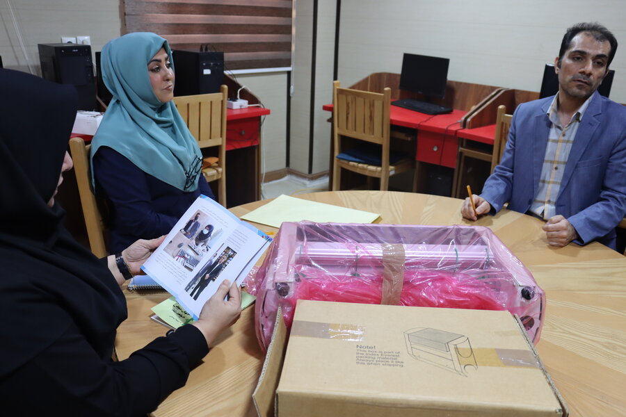 گام بلند بهزیستی استان بوشهر برای استقلال نابینایان، کتابخانه گویا به چاپگر بریل مجهز شد