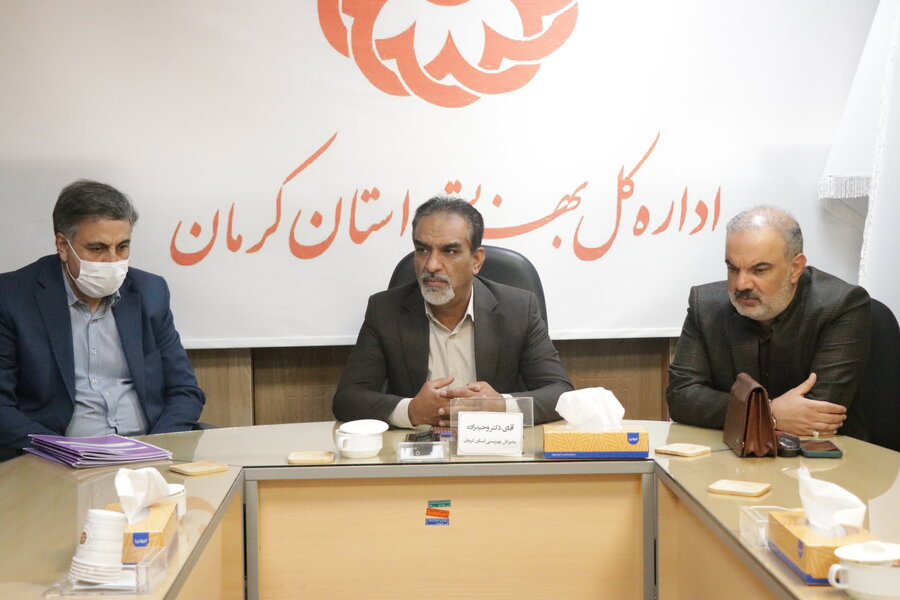 دیدار مدیرکل بهزیستی استان کرمان با رئیس بیمارستان اعصاب و روان شهید بهشتی