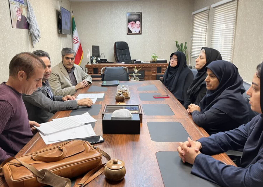 ساوجبلاغ | نشست تخصصی با حضور جانشین ذیحساب اداره کل بهزیستی با رئیس بهزیستی ساوجبلاغ 