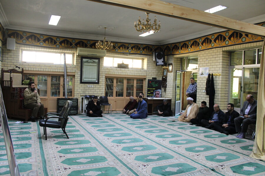 برگزاری مراسم سوگواری شهادت حضرت فاطمه(س) در اداره کل بهزیستی گیلان