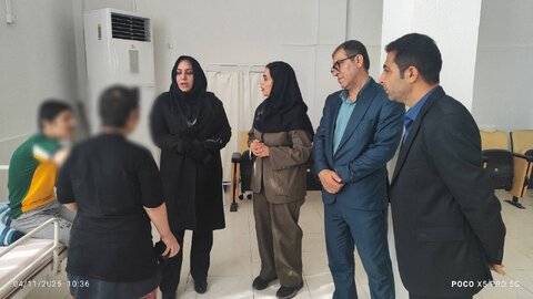 نظارت میدانی سرپرست بهزیستی استان بوشهر بر مراکز توانبخشی