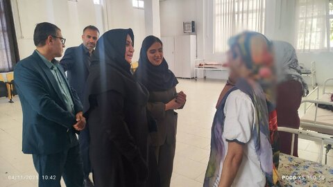 نظارت میدانی سرپرست بهزیستی استان بوشهر بر مراکز توانبخشی