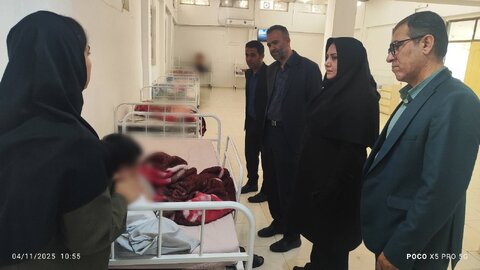 نظارت میدانی سرپرست بهزیستی استان بوشهر بر مراکز توانبخشی