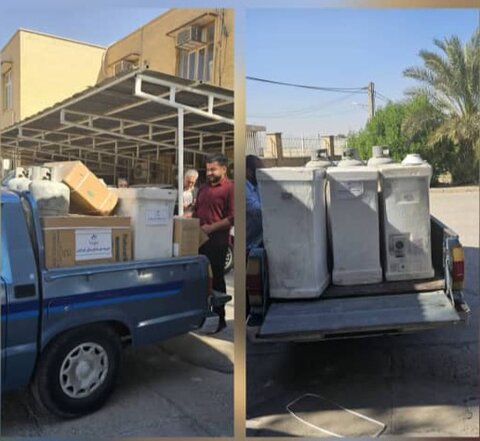 اهدای وسایل سرمایشی و گرمایشی به مددجویان بهزیستی ماهشهر توسط یک نیکوکار