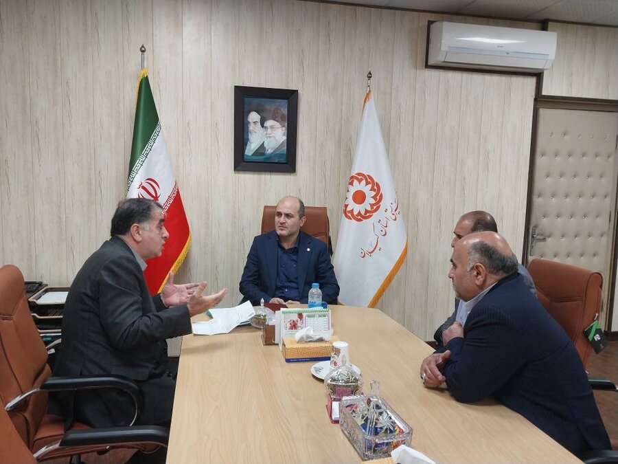 دیدار نائب رئیس شورای اسلامی شهر رشت با مدیرکل بهزیستی گیلان