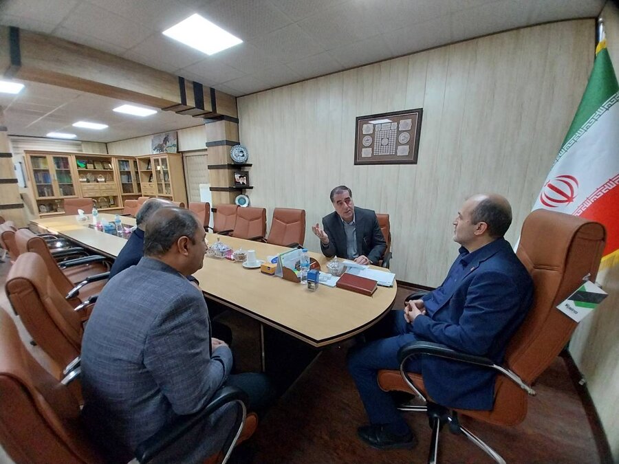 دیدار نائب رئیس شورای اسلامی شهر رشت با مدیرکل بهزیستی گیلان
