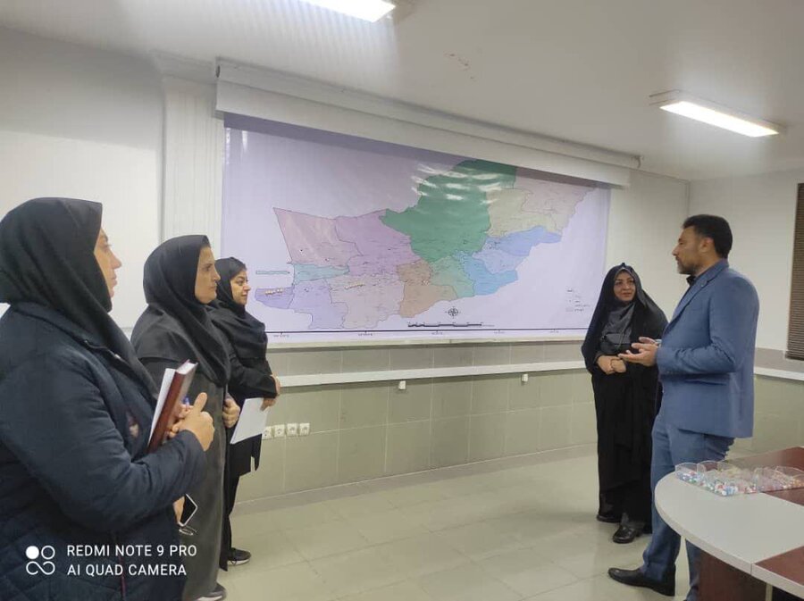 بازدید مدیرکل و معاونین تخصصی بهزیستی گلستان از آخرین روند فعالیت‌های اتاق وضعیت بهزیستی استان