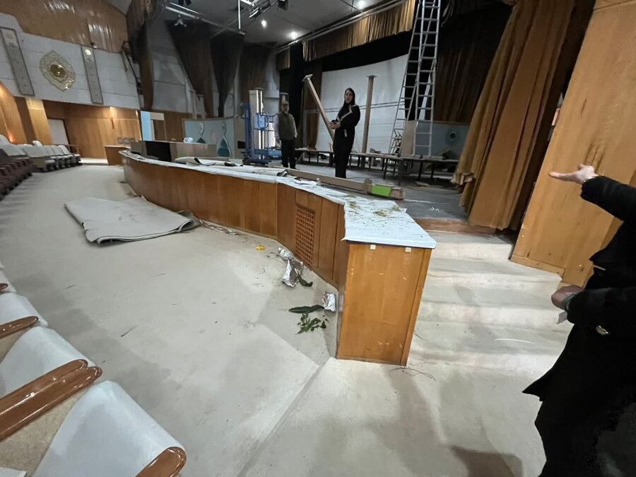 بازدید از اداره ارشاد در راستای برگزاری جشنواره تئاتر معلولین زاگرس
