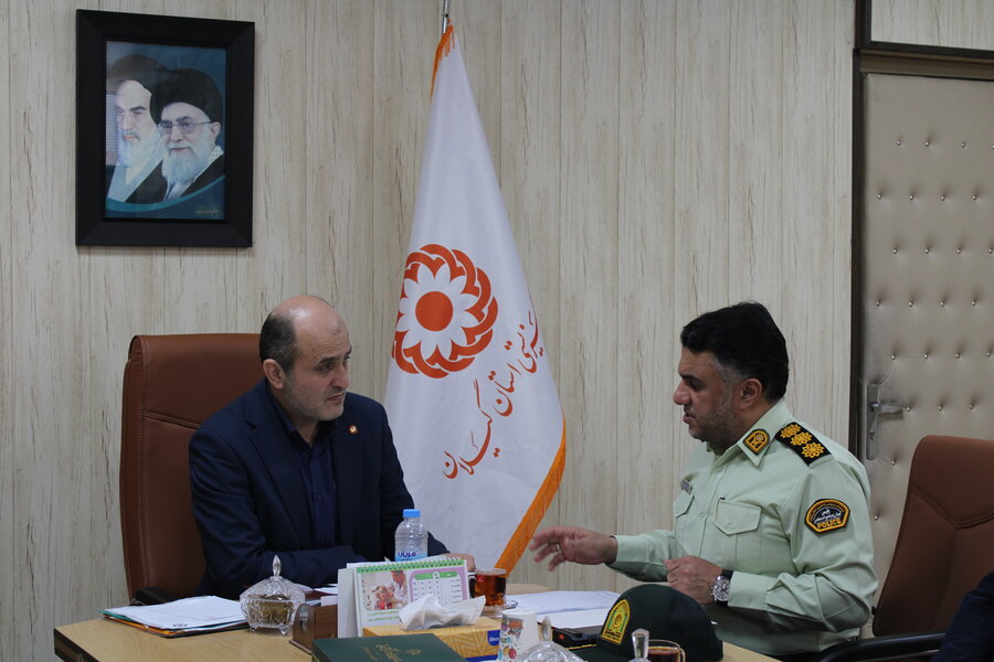 نشست هم اندیشی، بهزیستی و نیروی انتظامی استان در راستای کنترل و کاهش آسیب سوء مصرف مواد مخدر