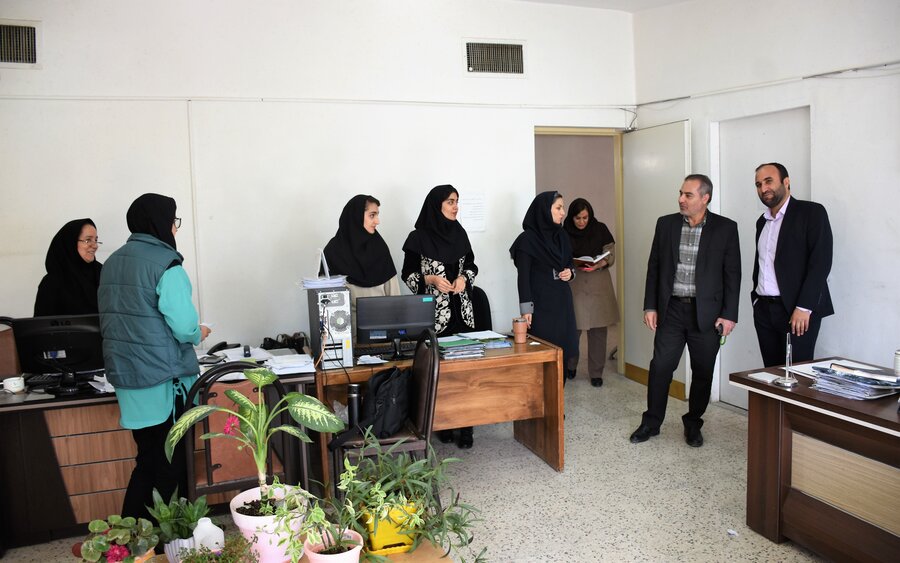 بازدید مدیرکل از اداره بهزیستی شهرستان کرمانشاه