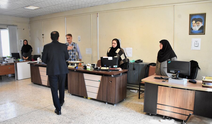 بازدید مدیرکل از اداره بهزیستی شهرستان کرمانشاه