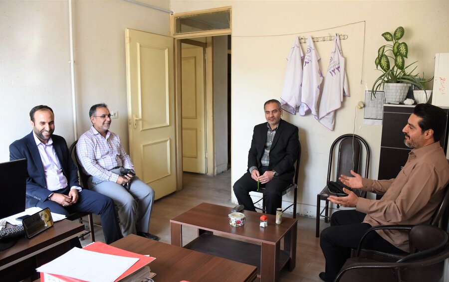 بازدید مدیرکل از اداره بهزیستی شهرستان کرمانشاه