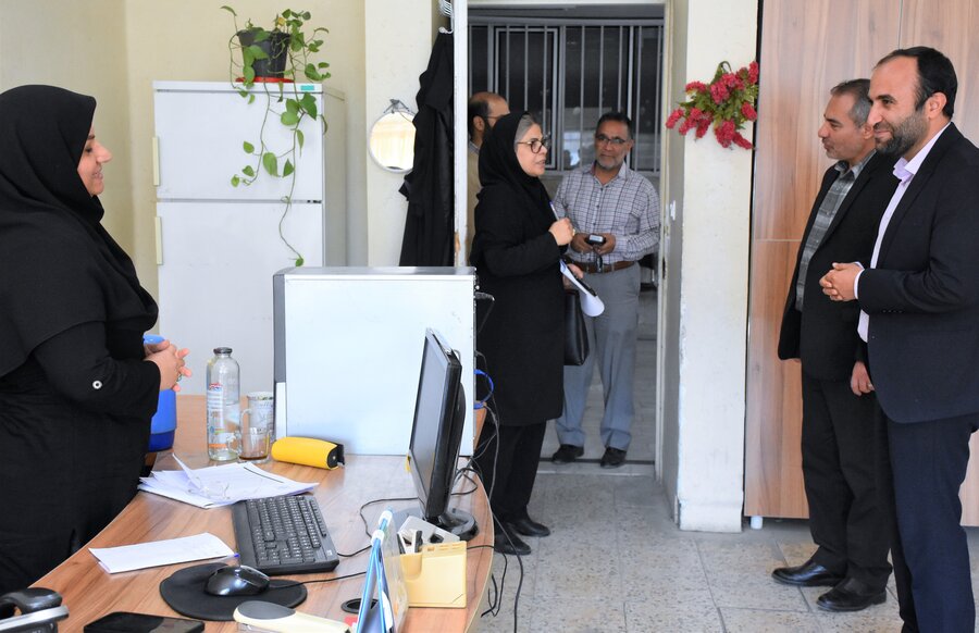 بازدید مدیرکل از اداره بهزیستی شهرستان کرمانشاه