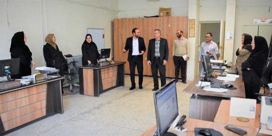 بازدید مدیرکل از اداره بهزیستی شهرستان کرمانشاه