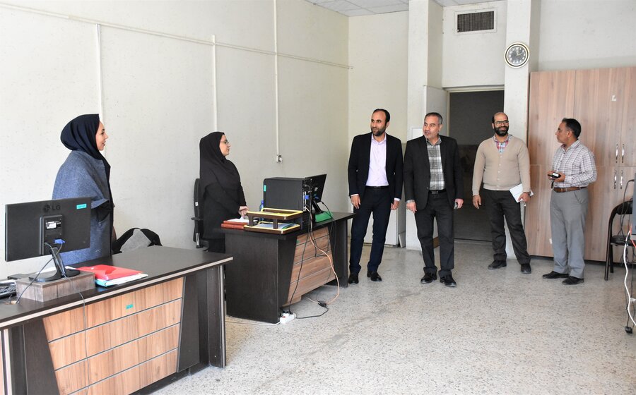 بازدید مدیرکل از اداره بهزیستی شهرستان کرمانشاه
