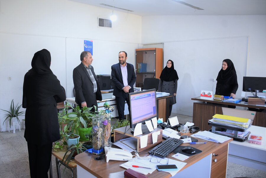 بازدید مدیرکل از اداره بهزیستی شهرستان کرمانشاه