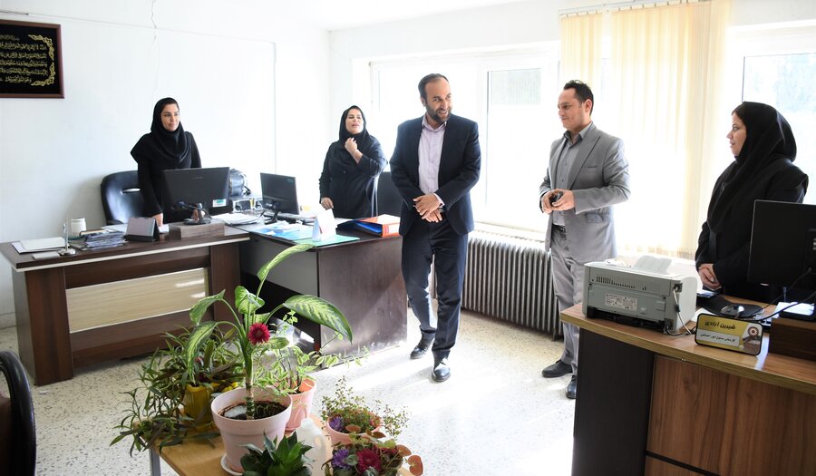 بازدید مدیرکل از اداره بهزیستی شهرستان کرمانشاه