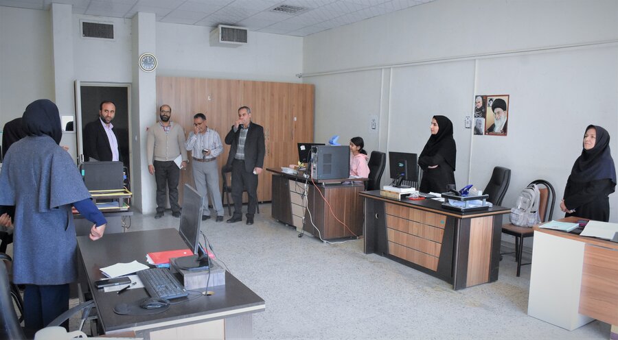 بازدید مدیرکل از اداره بهزیستی شهرستان کرمانشاه