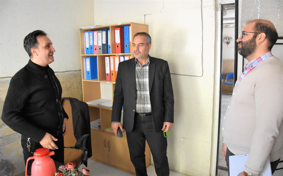 بازدید مدیرکل از اداره بهزیستی شهرستان کرمانشاه