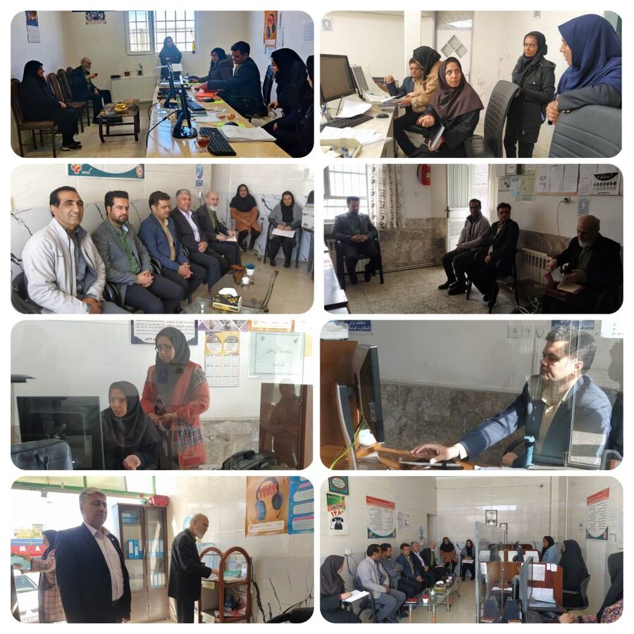 بازدید مشاور مدیرکل بهزیستی استان و کارشناس مسئولین حوزه های توانبخشی و سلامت اجتماعی بهزیستی استان از مراکز خدمات مددکاری مثبت زندگی بهزیستی قاینات