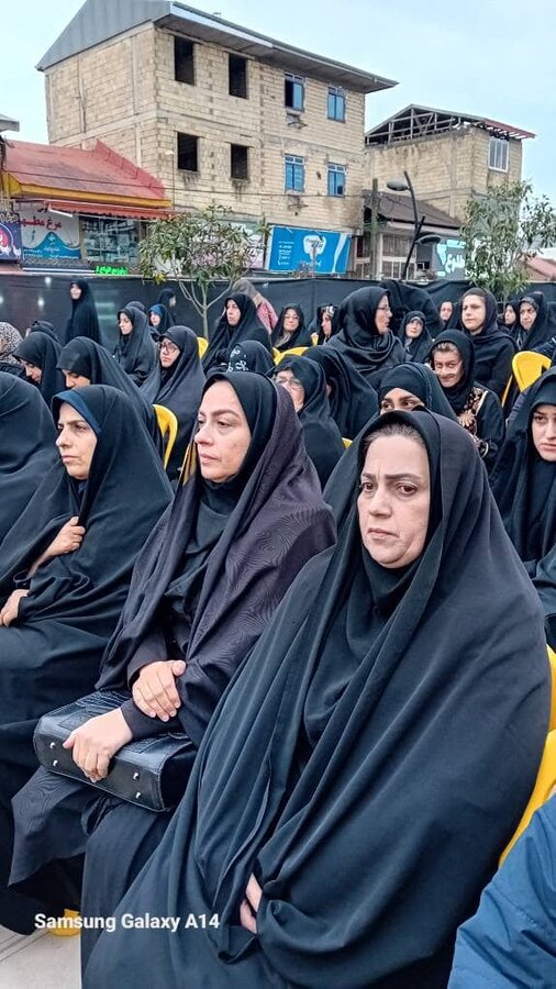 مراسم نهمین سالگرد شهید مدافع حرم «محمد اتابه» در گوراب زرمیخ برگزار شد