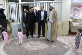 بازدید مدیرکل اوقاف و امور خیریه استان از شیرخوارگاه مهر ارومیه